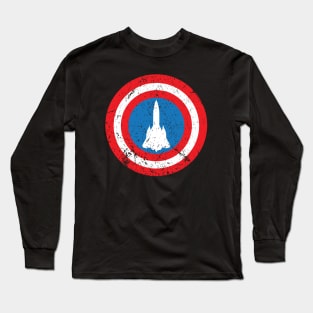 SR-71 Blackbird Shield Long Sleeve T-Shirt